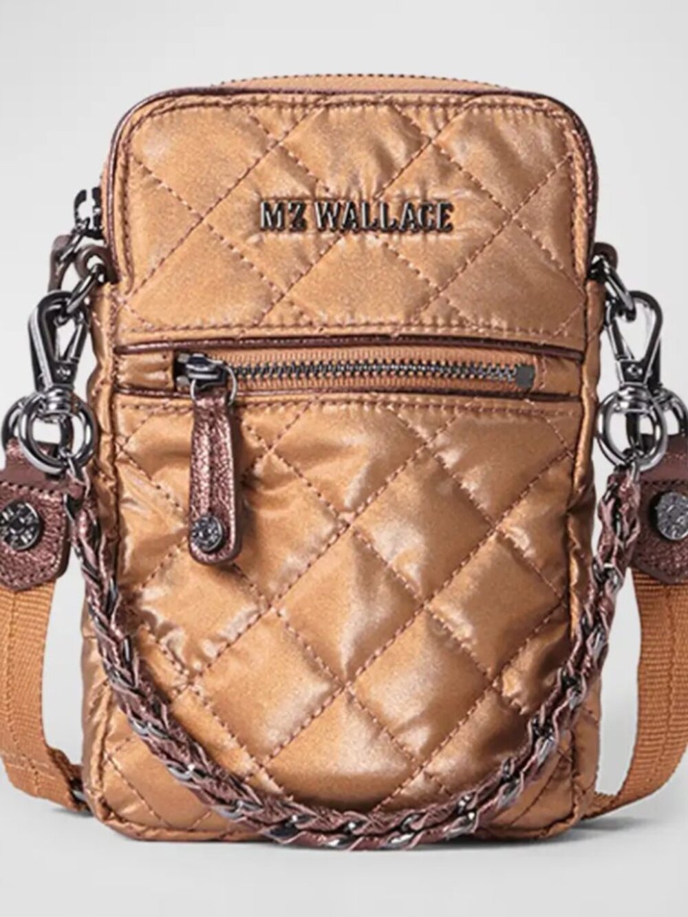 MZ WALLACE Crosby Micro Quilted Chain Crossbody Bag